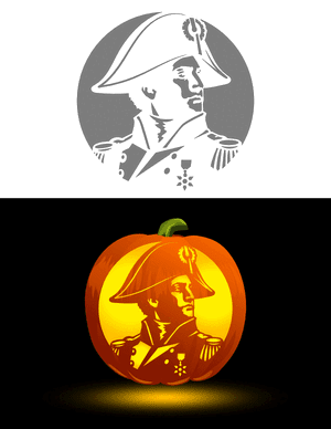 Napoleon Pumpkin Stencil