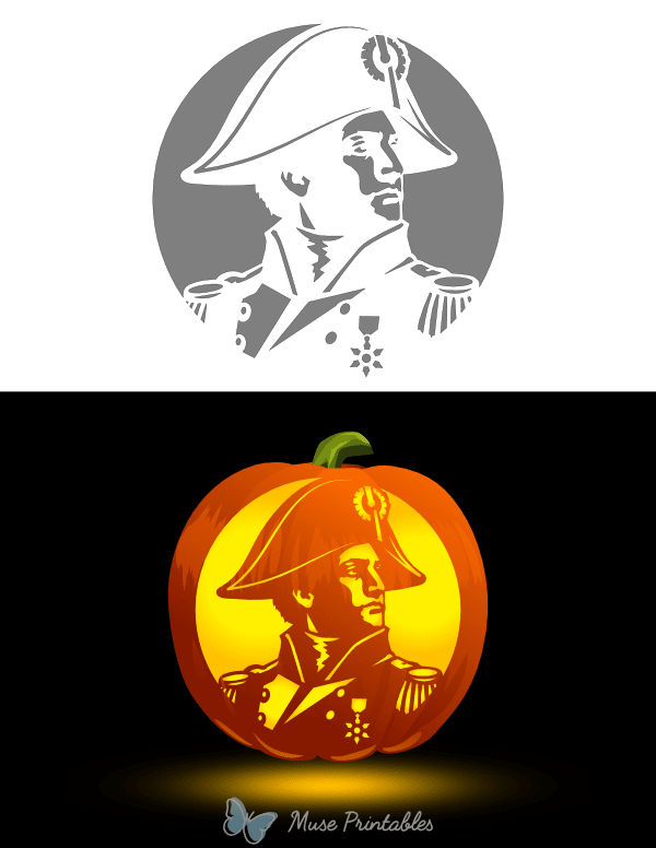 Napoleon Pumpkin Stencil