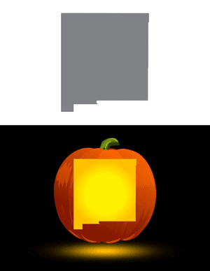 New Mexico Pumpkin Stencil