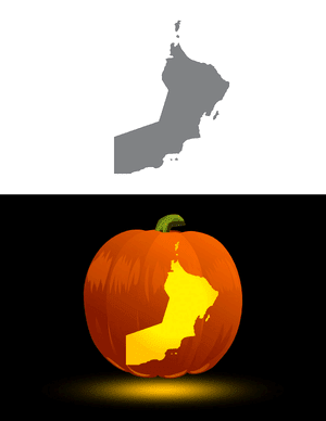 Oman Pumpkin Stencil