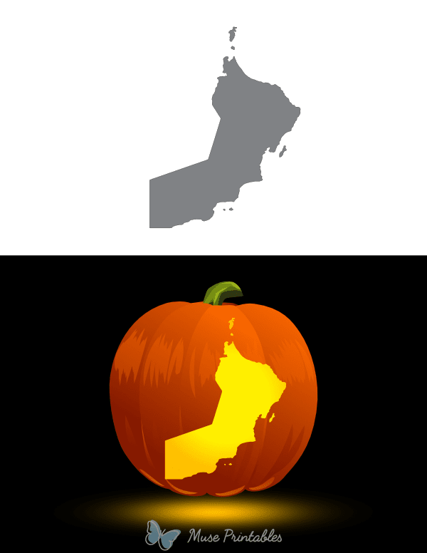 Oman Pumpkin Stencil
