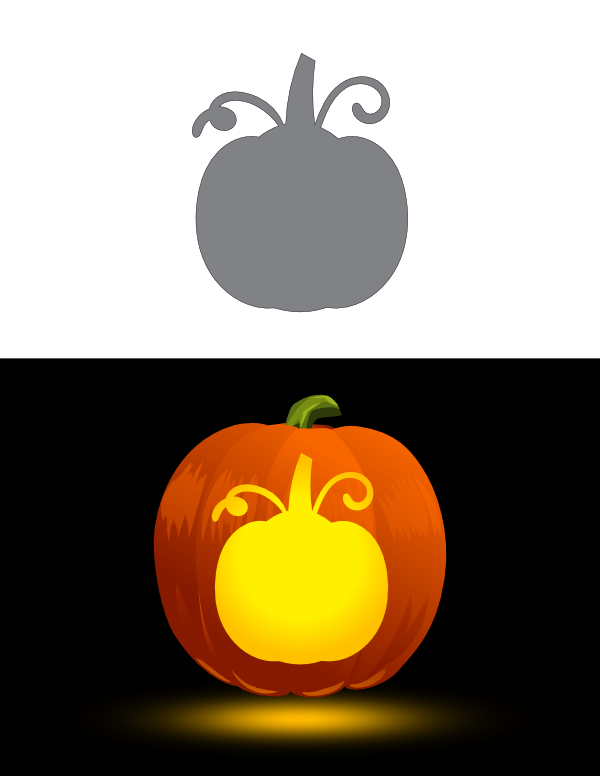 Printable Pumpkin Pumpkin Stencil