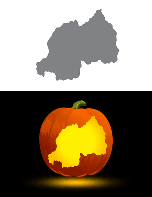 Rwanda Pumpkin Stencil