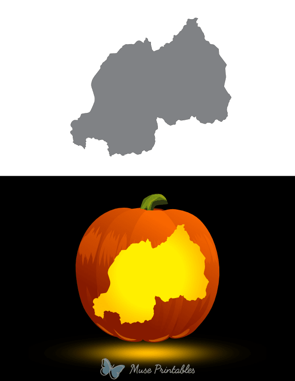 Rwanda Pumpkin Stencil