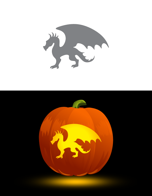 dragon-pumpkin-carving-stencils