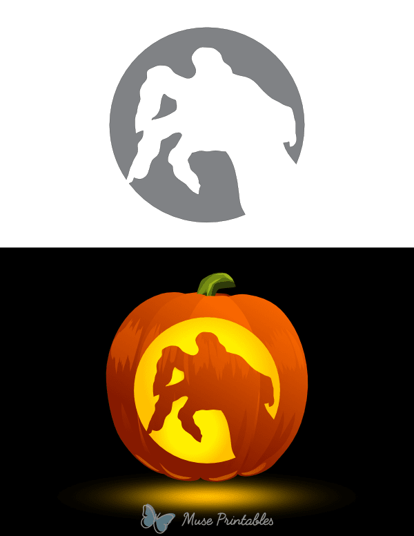 Sinister Hand Pumpkin Stencil