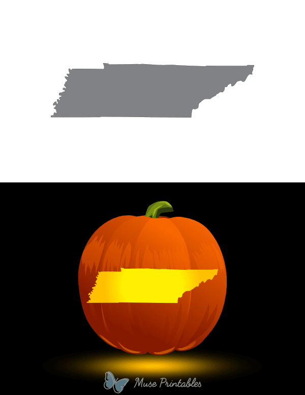 Tennessee Pumpkin Stencil
