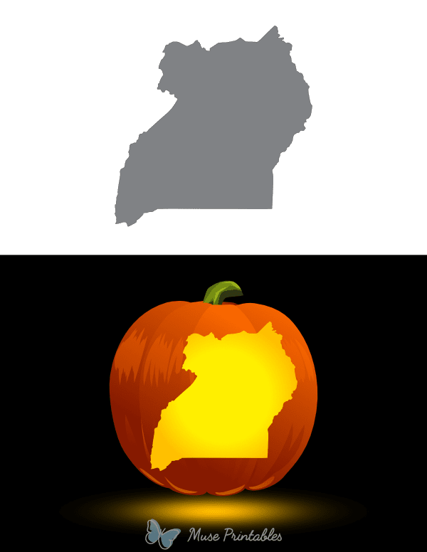 Uganda Pumpkin Stencil