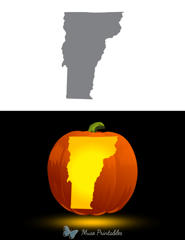 Vermont Pumpkin Stencil