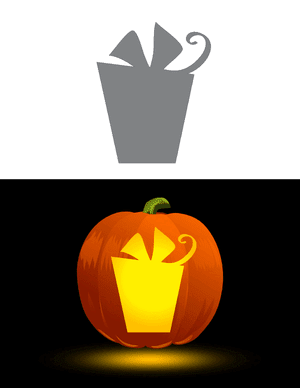 Whimsical Gift Pumpkin Stencil