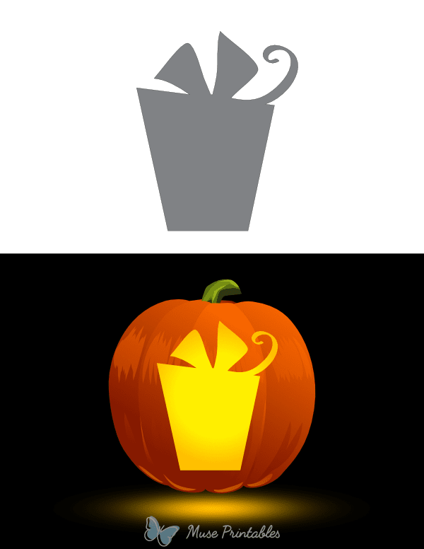 Whimsical Gift Pumpkin Stencil