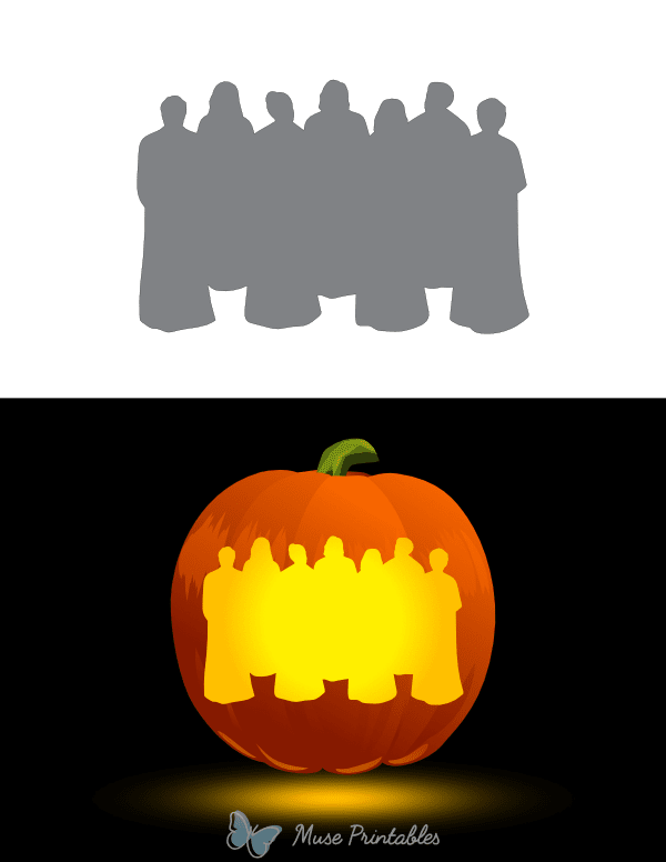 Youth Choir Pumpkin Stencil