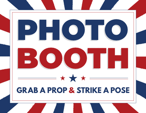 4th of July Photo Booth Sign