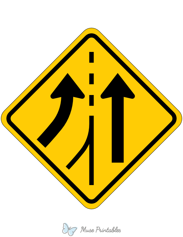Added Left Lane Sign