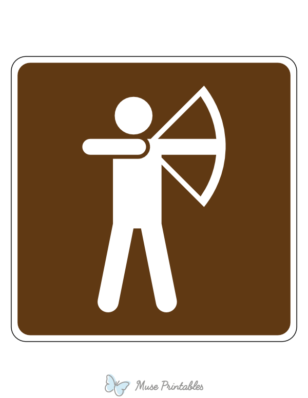 Archery Campground Sign