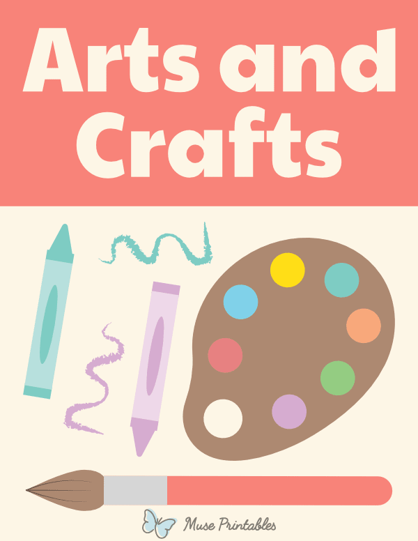 Arts and Crafts Classroom Center Sign