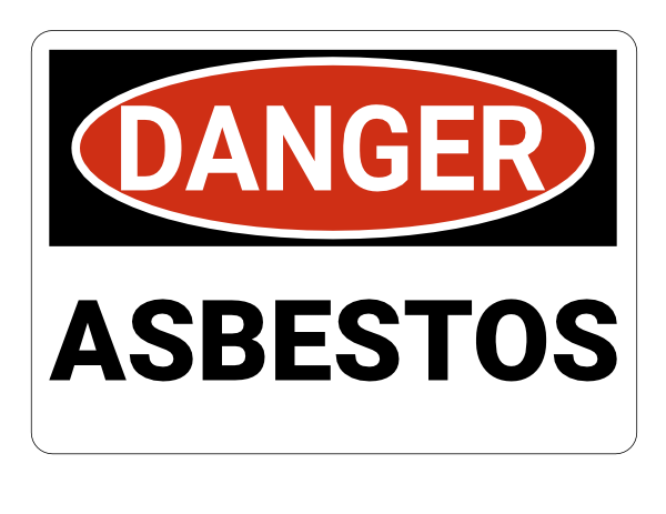Caution Asbestos Safety Sign 