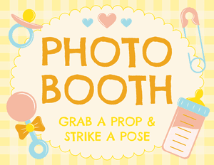 Baby Shower Photo Booth Sign
