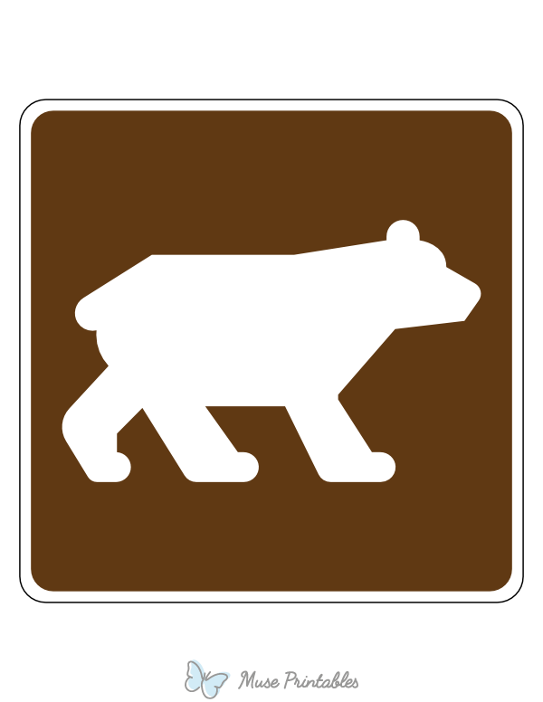 Bear Viewing Area Campground Sign
