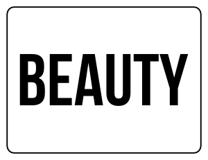 Beauty Yard Sale Sign