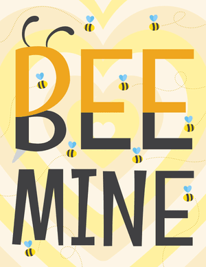 Bee Mine Sign