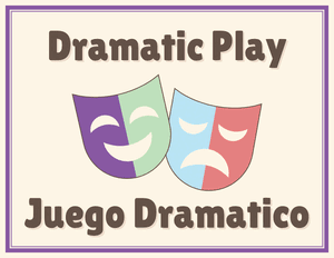 Bilingual Dramatic Play Classroom Center Sign
