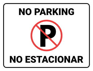 Car Parking Sign Template