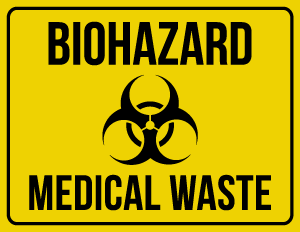 Biohazard Medical Waste Sign