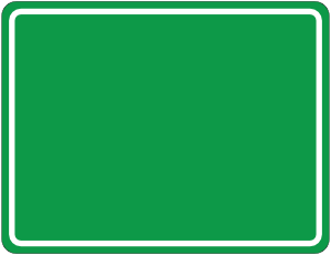 Blank Highway Sign