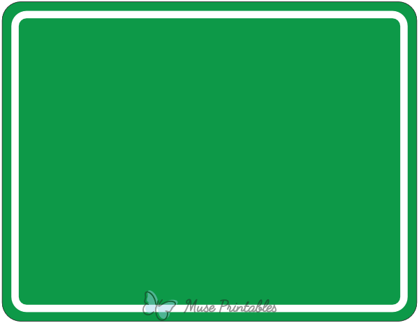 blank highway signs png
