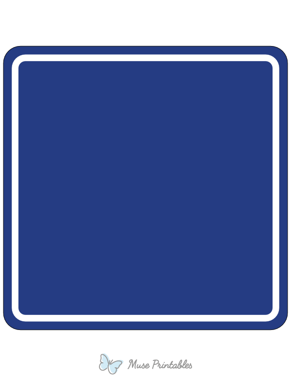 Blank Service Sign
