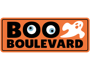 Boo Boulevard Street Sign