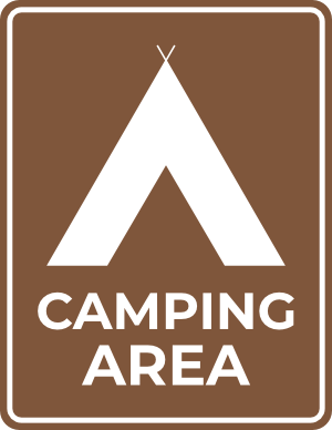 Camping Area Sign