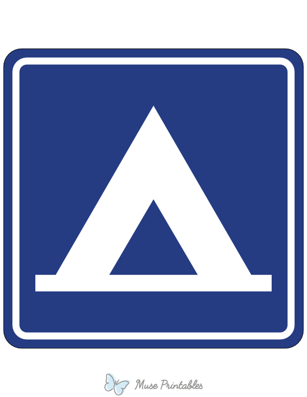 Camping Service Sign