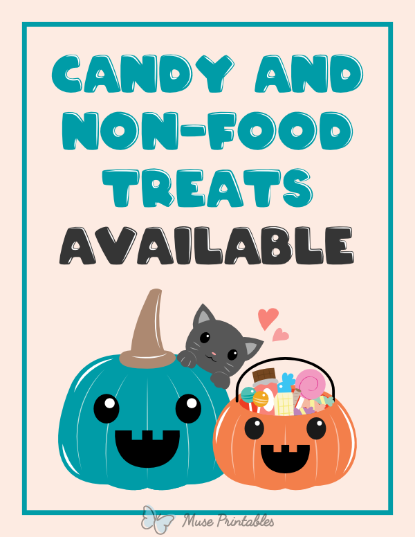 printable candy signs