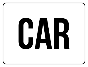 Car Yard Sale Sign
