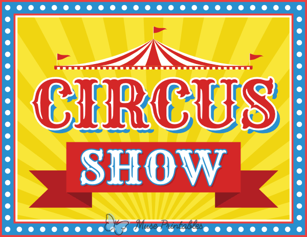 Carnival Circus Show Sign