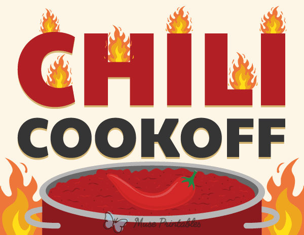 Chili Cookoff Sign