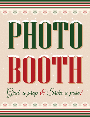 Christmas Photo Booth Sign