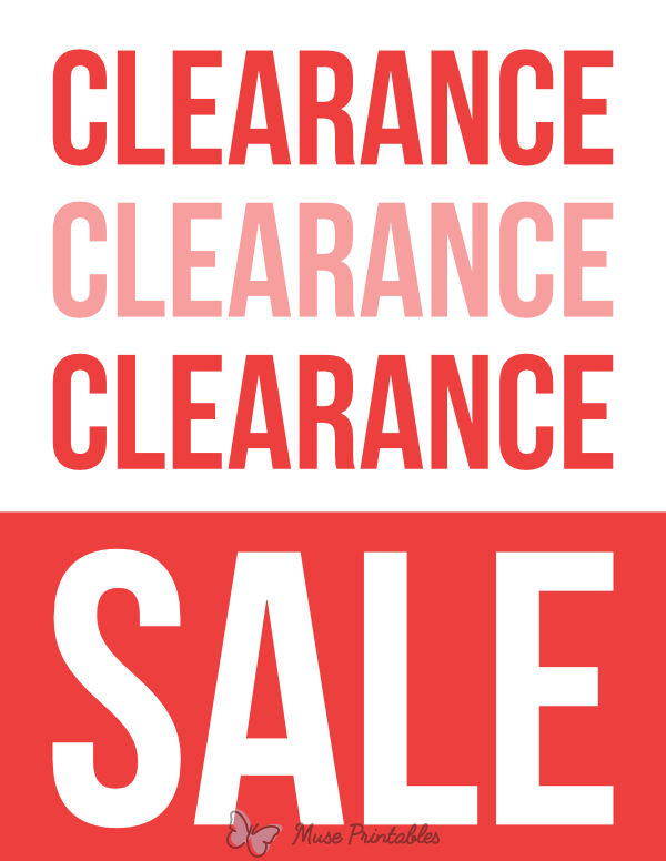 Clearance Sales