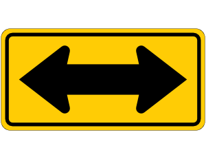 Double Arrow Sign