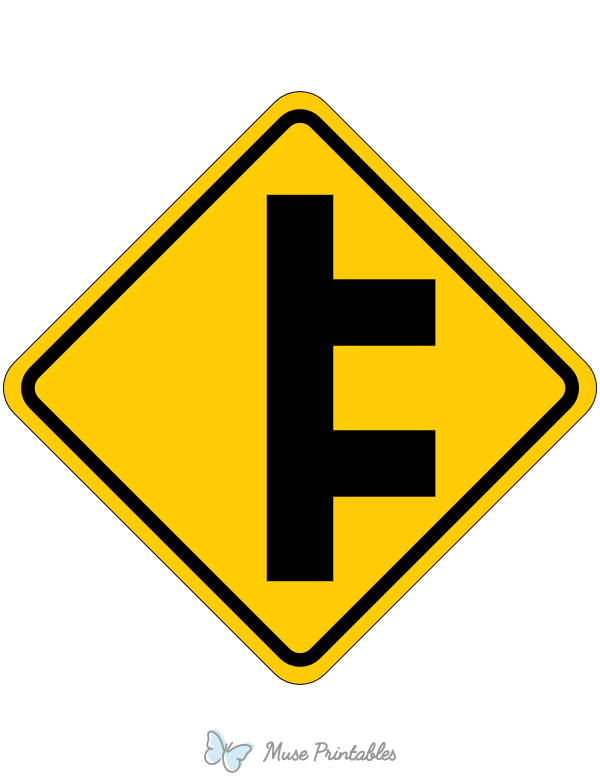 Double Right Side Roads Sign