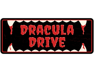 Dracula Drive Street Sign