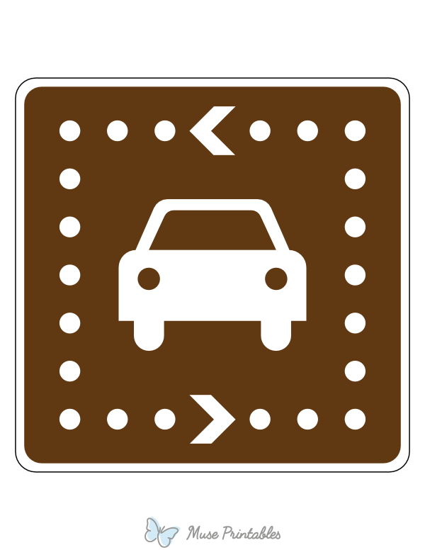 Driving Tour Campground Sign