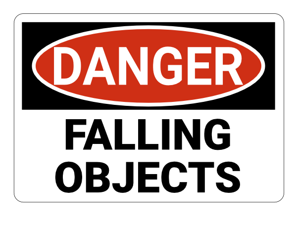 Falling Objects Danger Sign