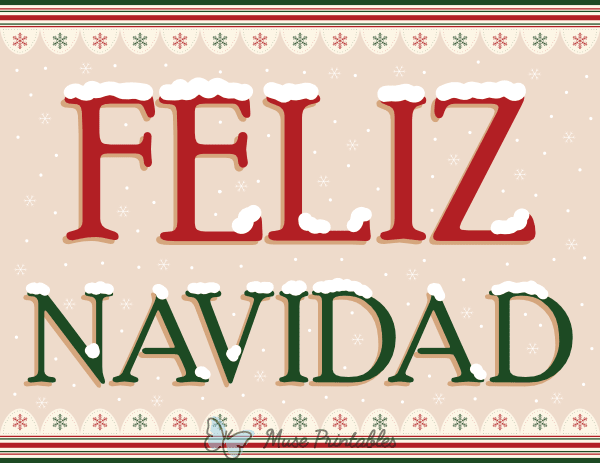 Feliz Navidad Sign