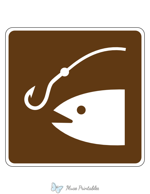 Fishing Area Campground Sign