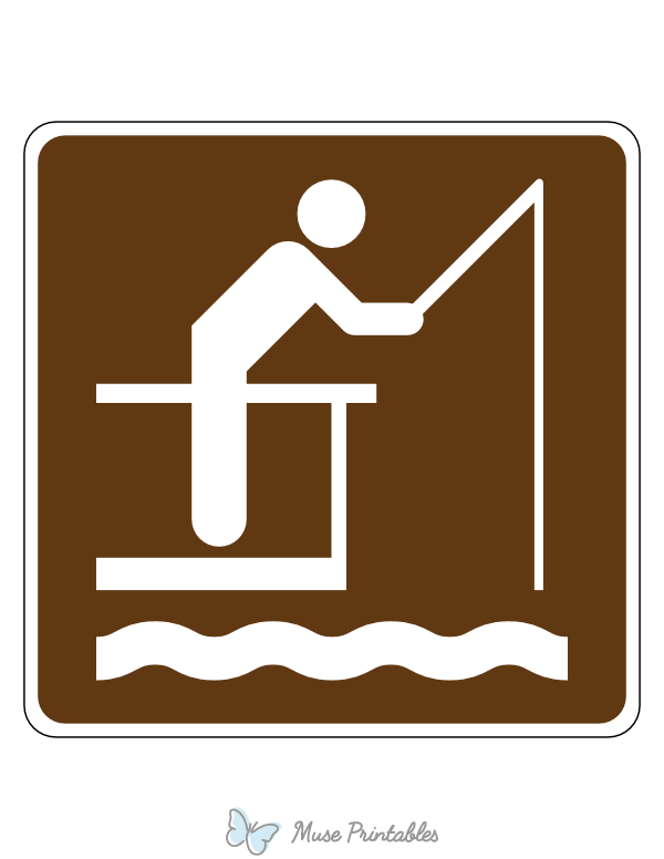 Fishing Pier Campground Sign
