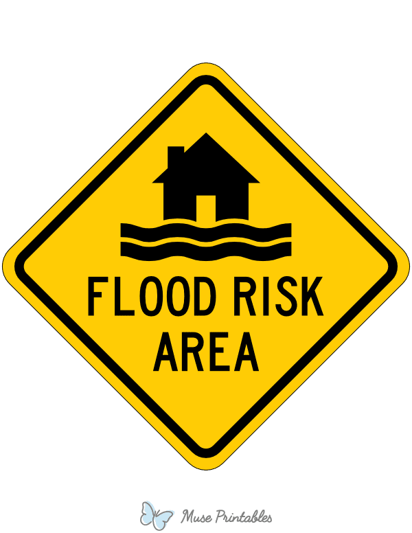 Flood Risk Area Sign