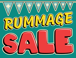 Fun Rummage Sale Sign
